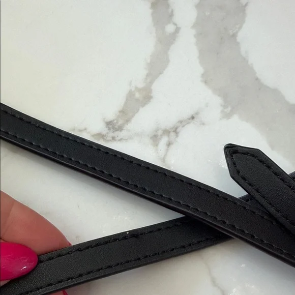 Black Quilted Crossbody Bag - Picture 7 of 7